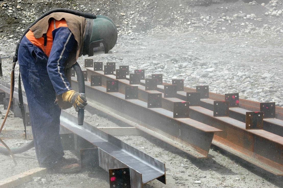 Metall Sandstrahlen